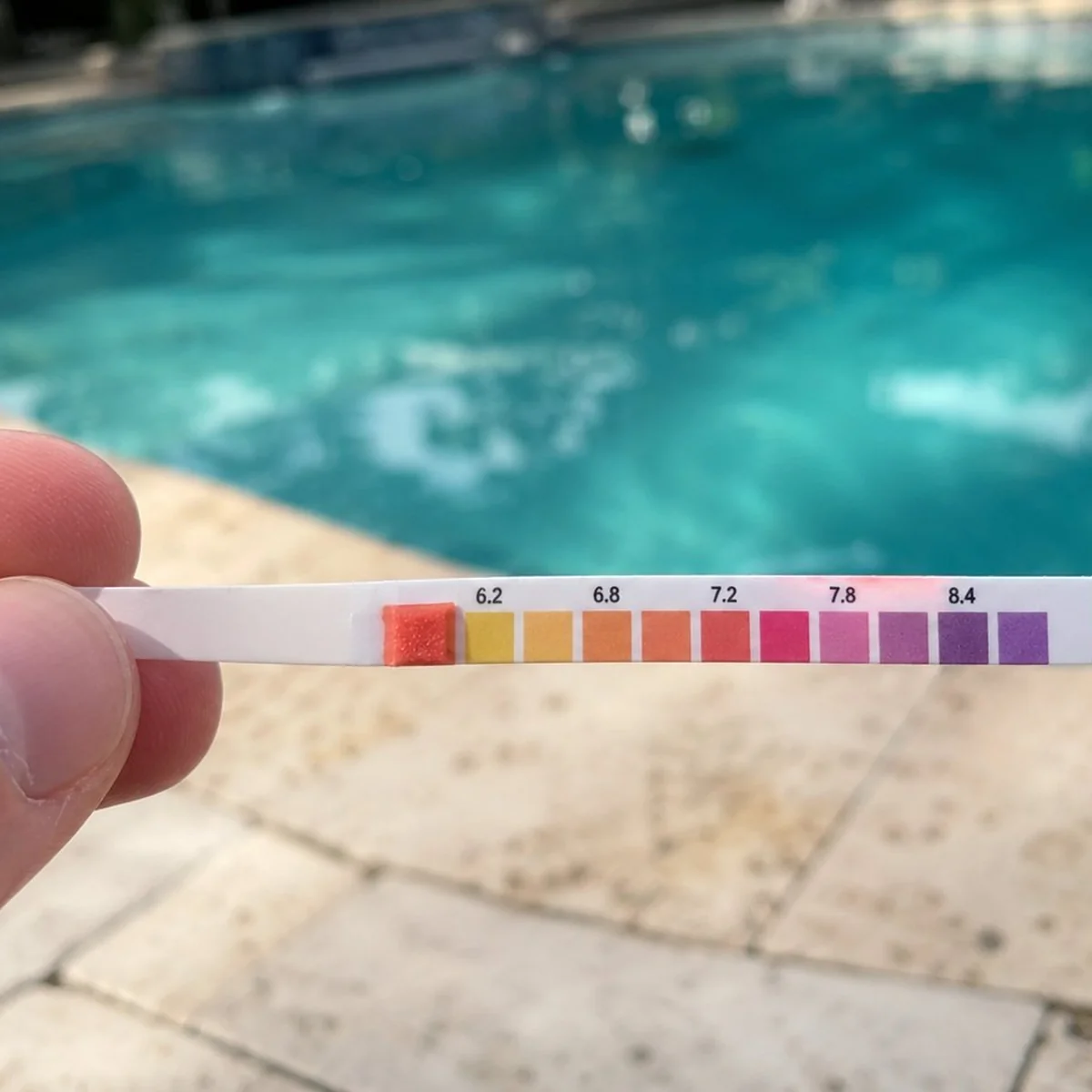 pH piscine trop bas : causes, risques et solution