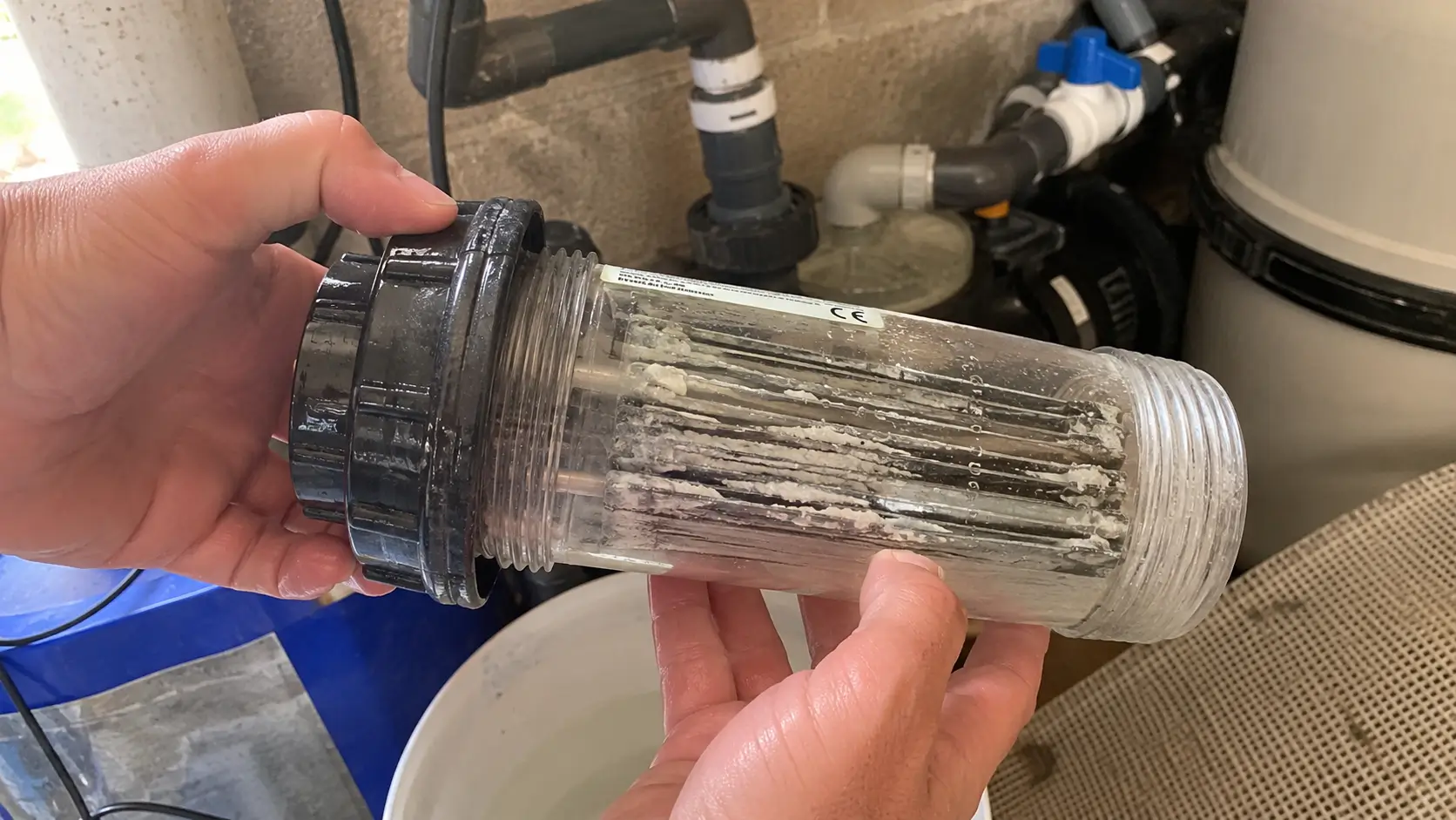 Inspection d'une cellule d'électrolyseur entartrée, comment savoir si elle est HS