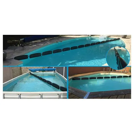 Flotteurs d'hivernage sur trois piscines
